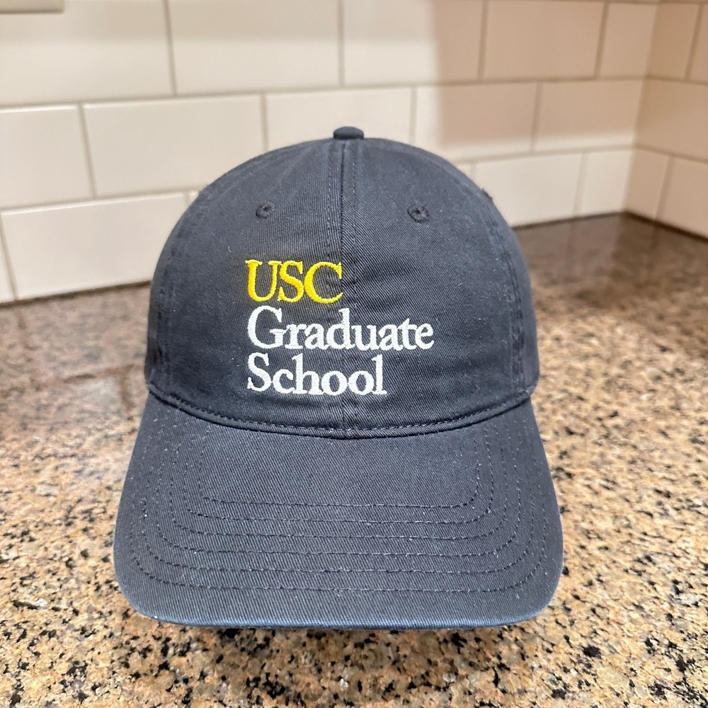 USC OTTO Strap Back Baseball Cap Mens OS Gray Cotton